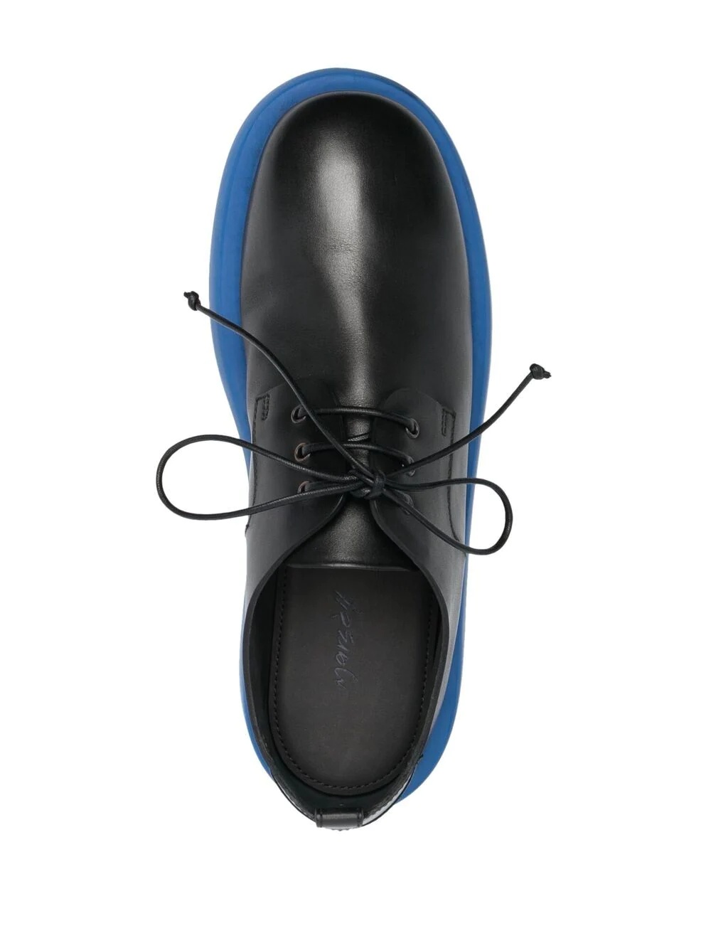 contrast-sole Derby shoes - 4