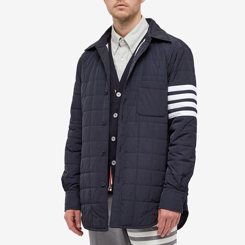 Thom Browne 4 Bar Down Shirt Jacket - 5