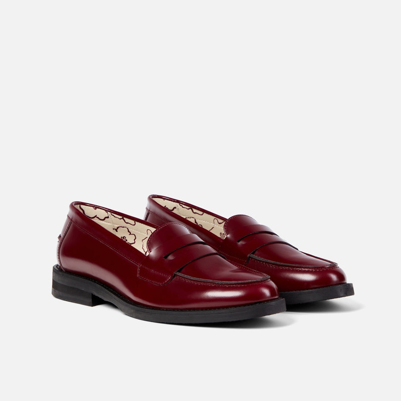 Wilde Burgundy Penny Loafer - Women's 3