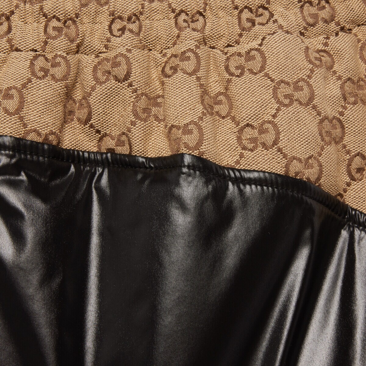 Nylon and GG canvas shorts - 5