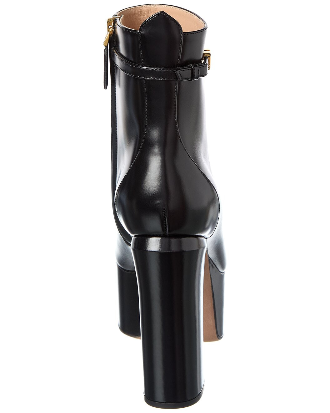 Valentino Tan-Go 155 Leather Platform Bootie - 3