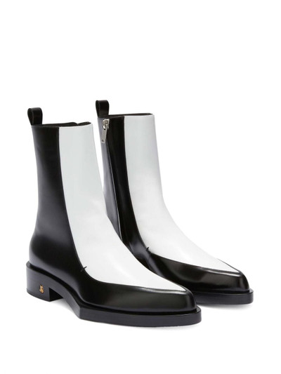 Jil Sander 20mm leather ankle boots outlook
