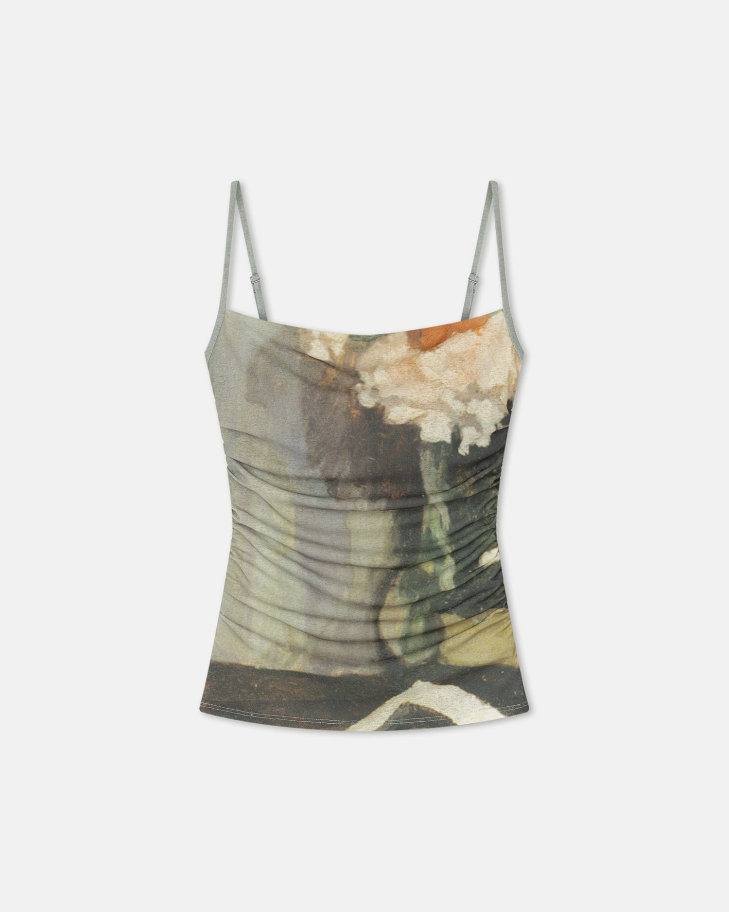 Printed Mesh Jersey Top - 4