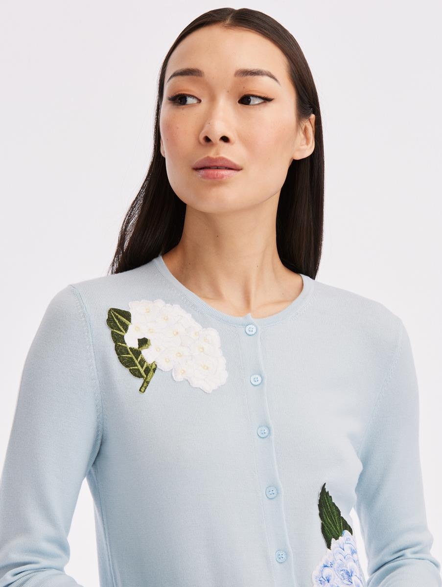 HYDRANGEA THREADWORK CARDIGAN - 4