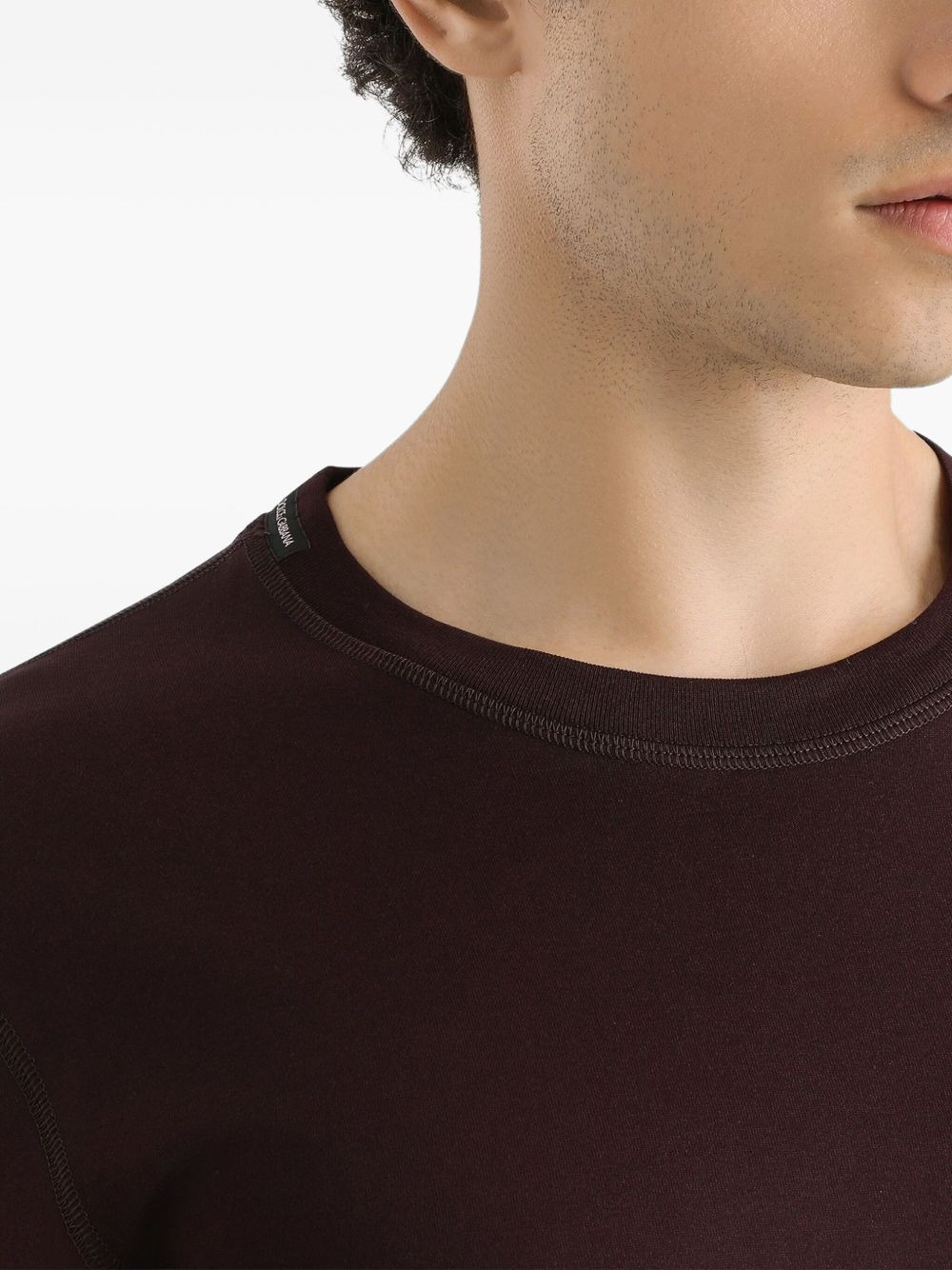 long-sleeve cotton T-shirt - 4