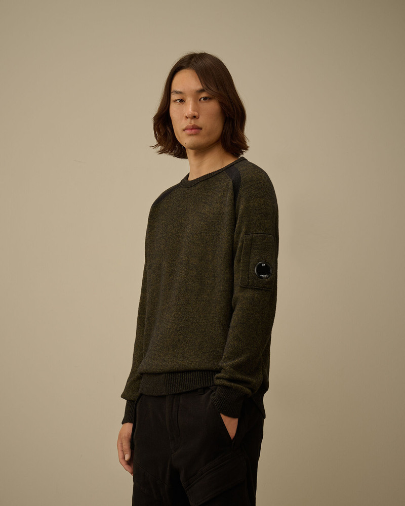 Fleece Knit Crewneck Sweater 3