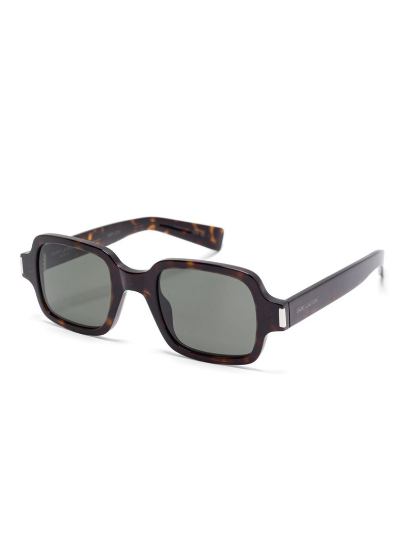 SAINT LAURENT tortoiseshell-effect sunglasses outlook