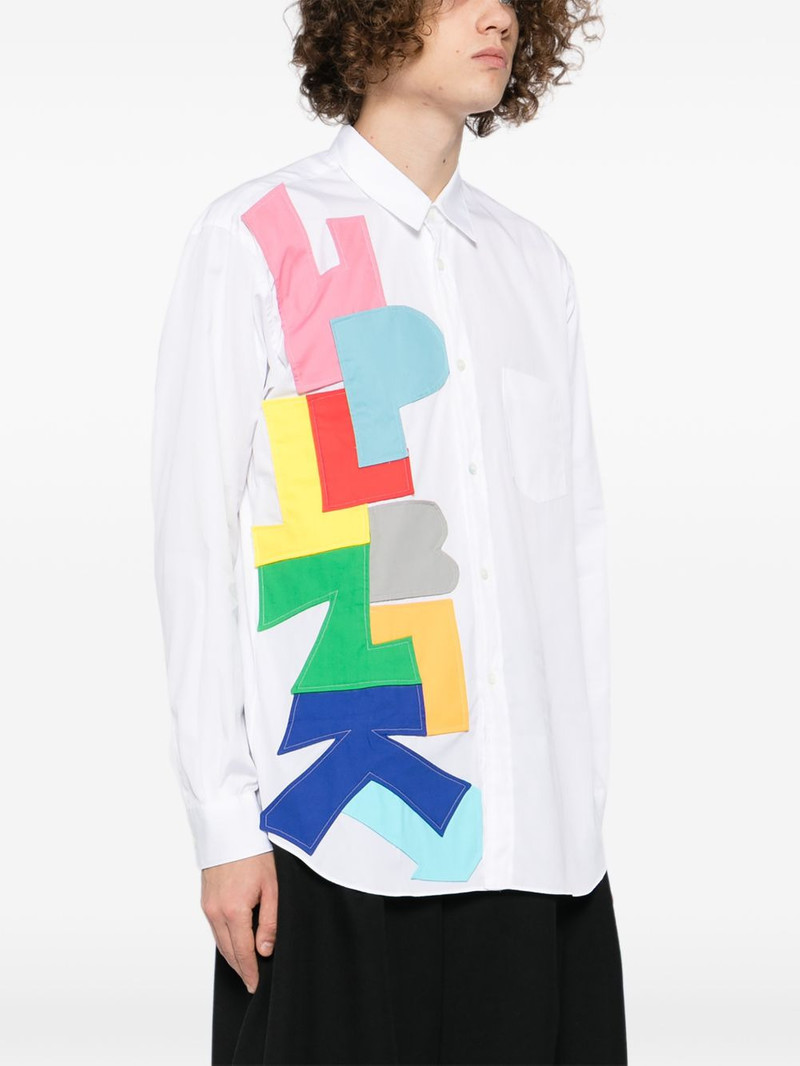 graphic patched shirt 3