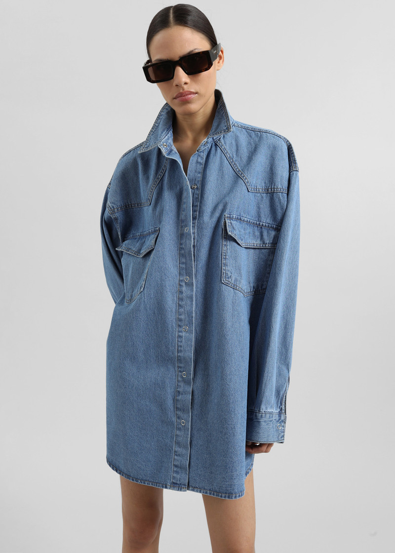 Desona Denim Shirt - Medium Wash 5