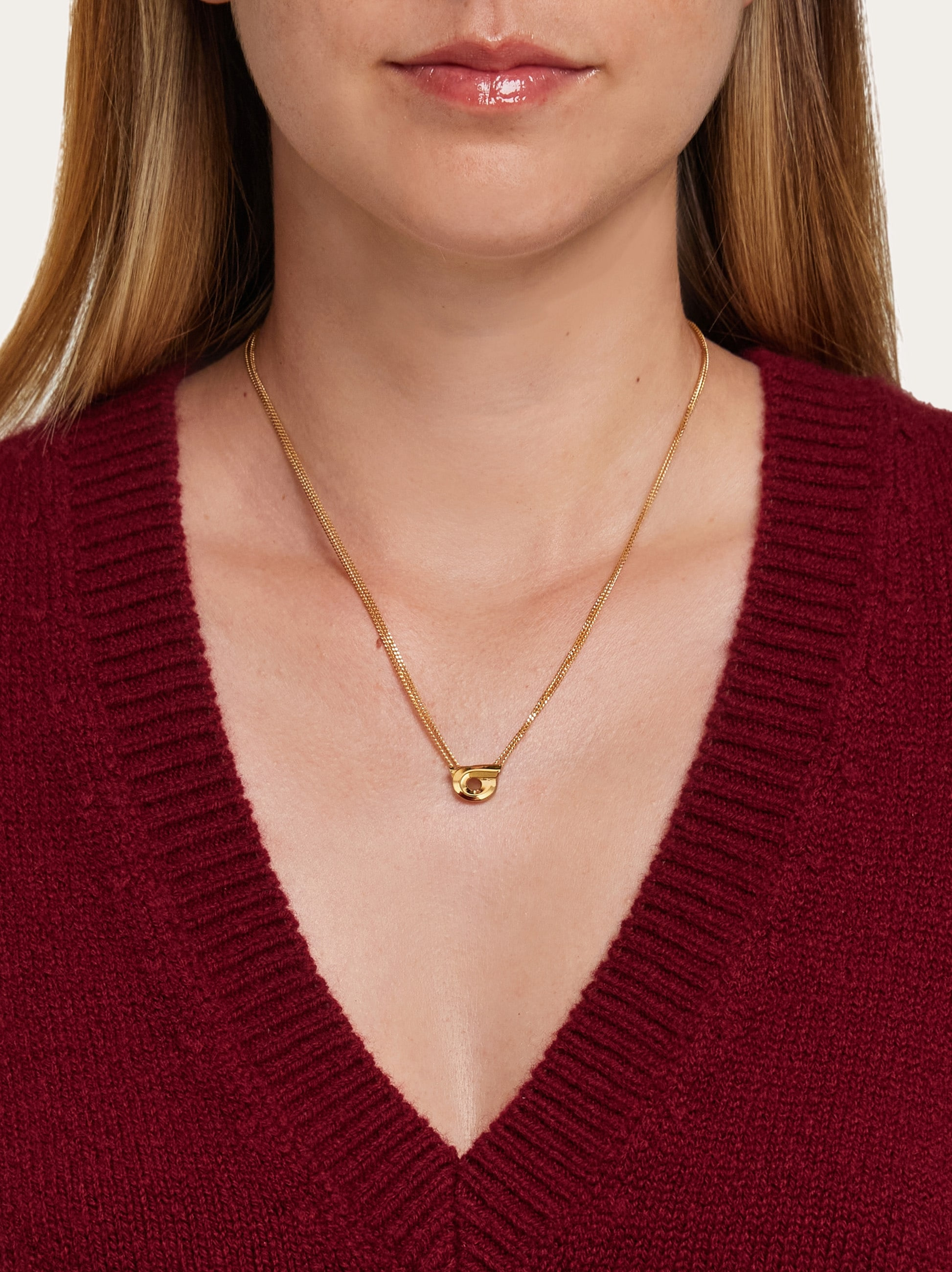 Gancini pendant necklace - 3