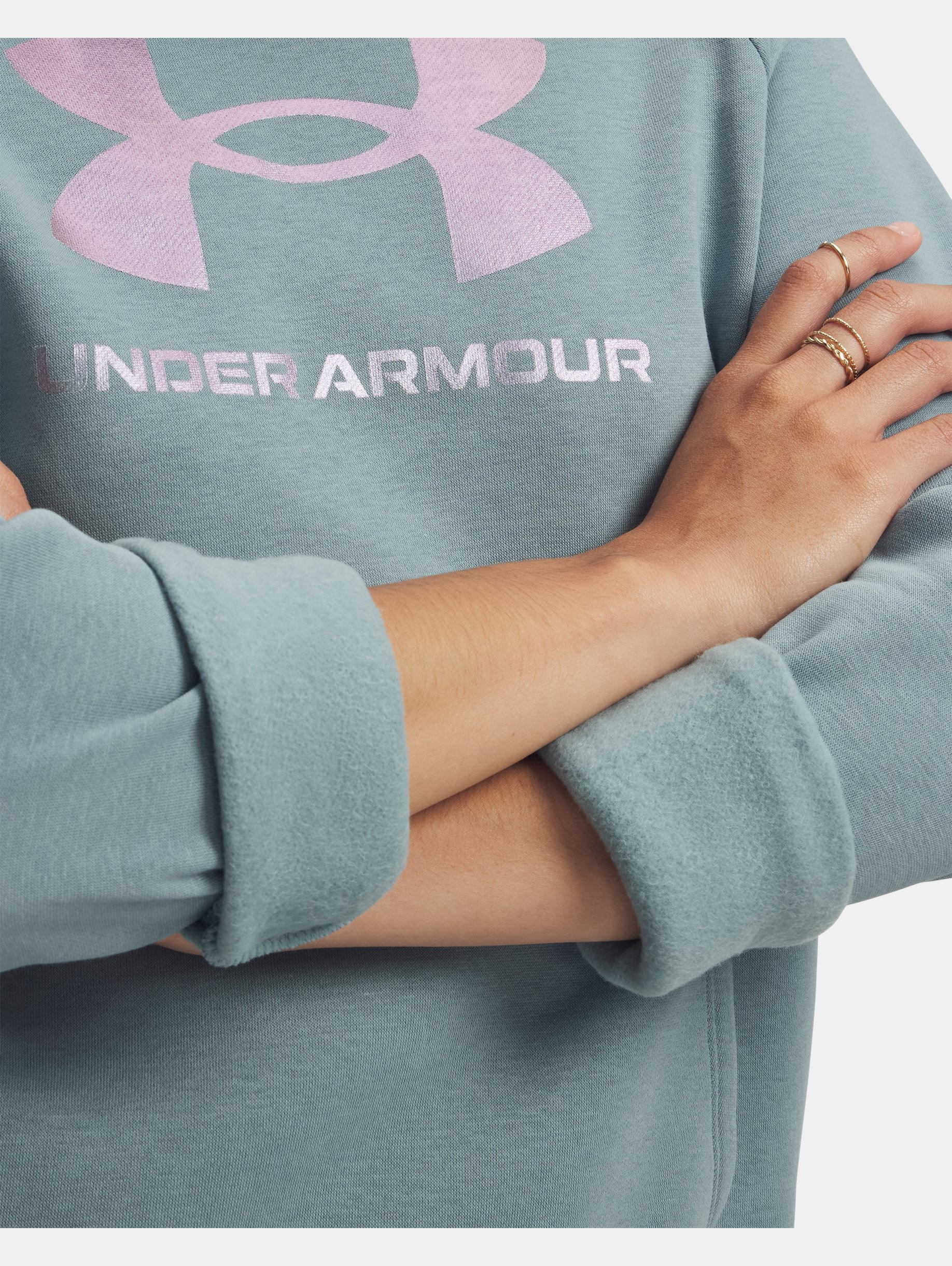 UA Rival Fleece Shimmer - 3