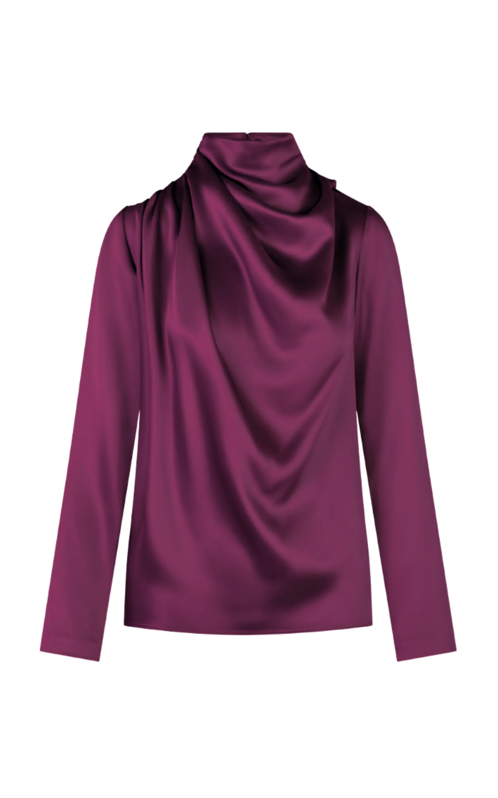 Exclusive Sybil Silk Top purple - 1