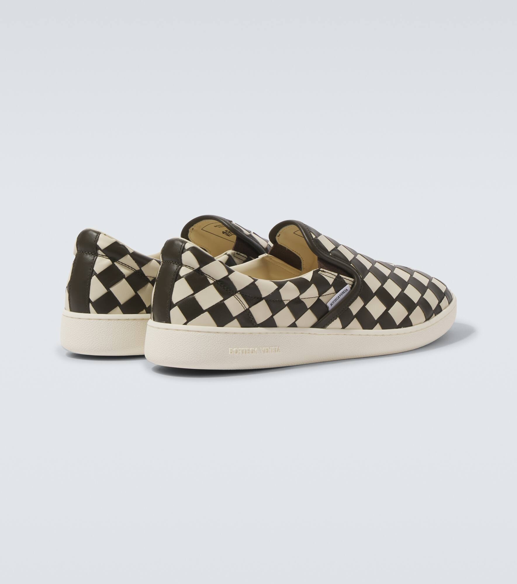 Sawyer Intrecciato leather slip-on sneakers - 6