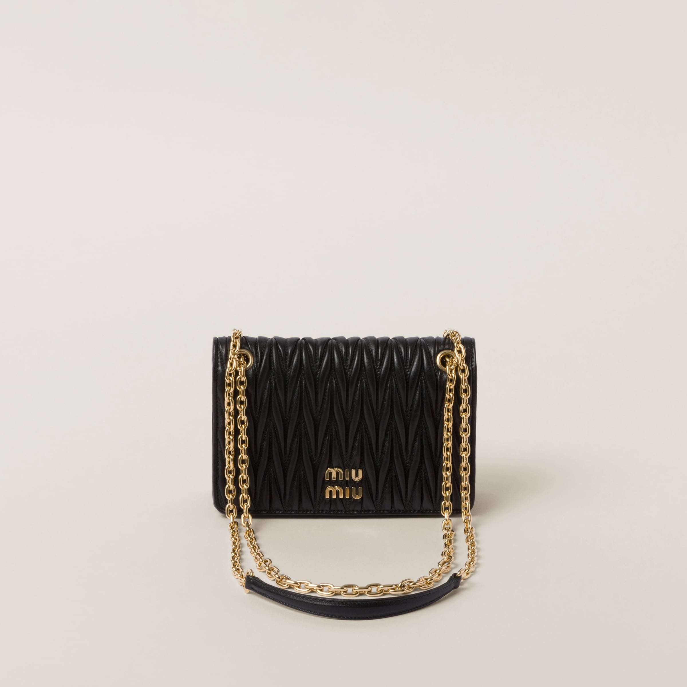 Matelassé nappa leather mini-bag - 1