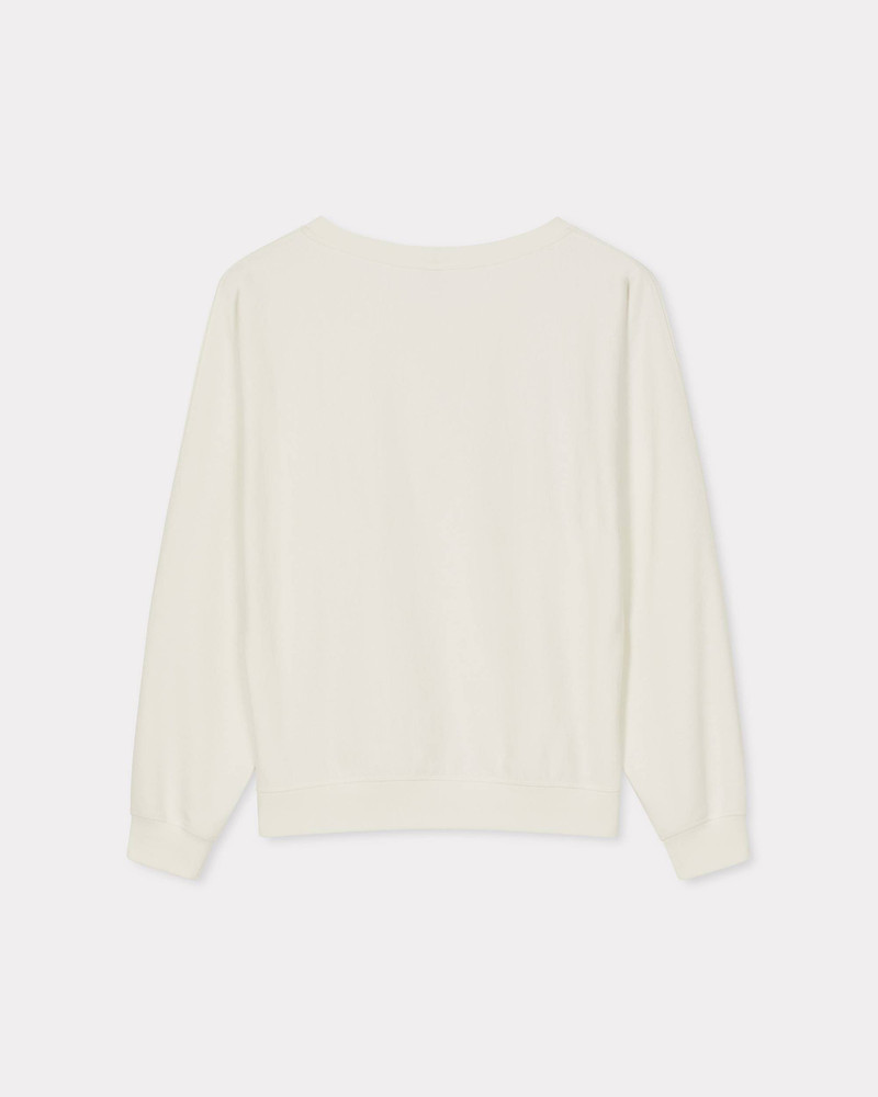 KENZO 'KENZO Rose' batwing oversized sweatshirt outlook