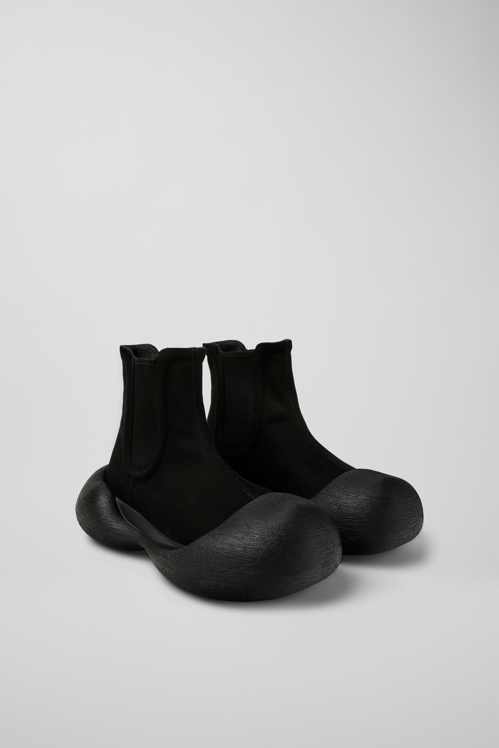 Black TENCEL® Lyocell Ankle Boots - 2