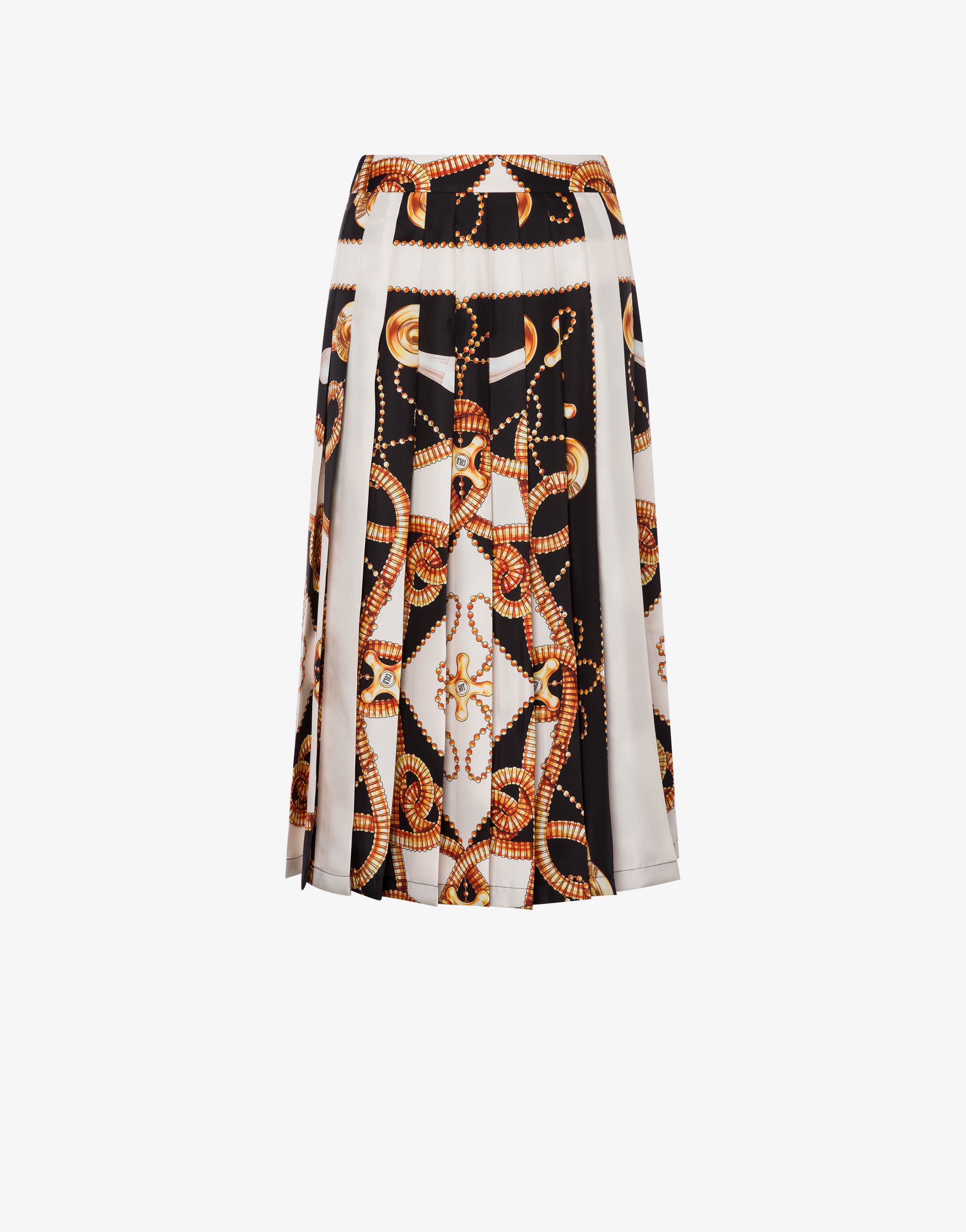 FAUCETS PRINT SILK SKIRT - 1