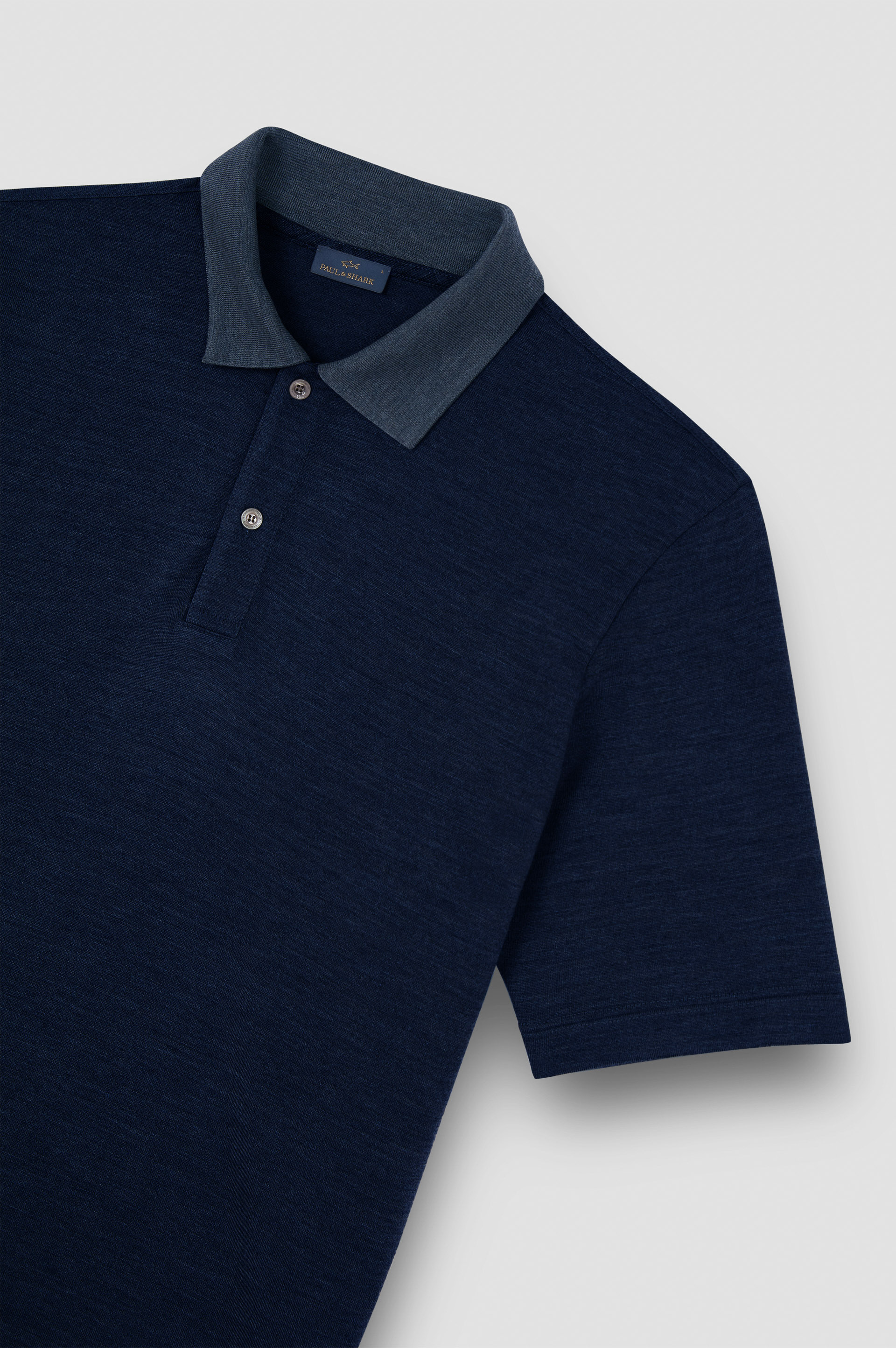 MERINO EXTRAFINE POLO SHIRT - 5