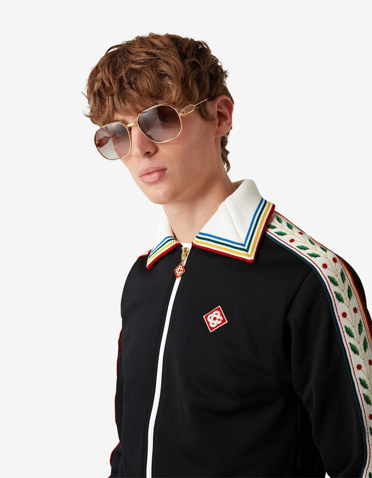 Casablanca Black Laurel Track Jacket - 5