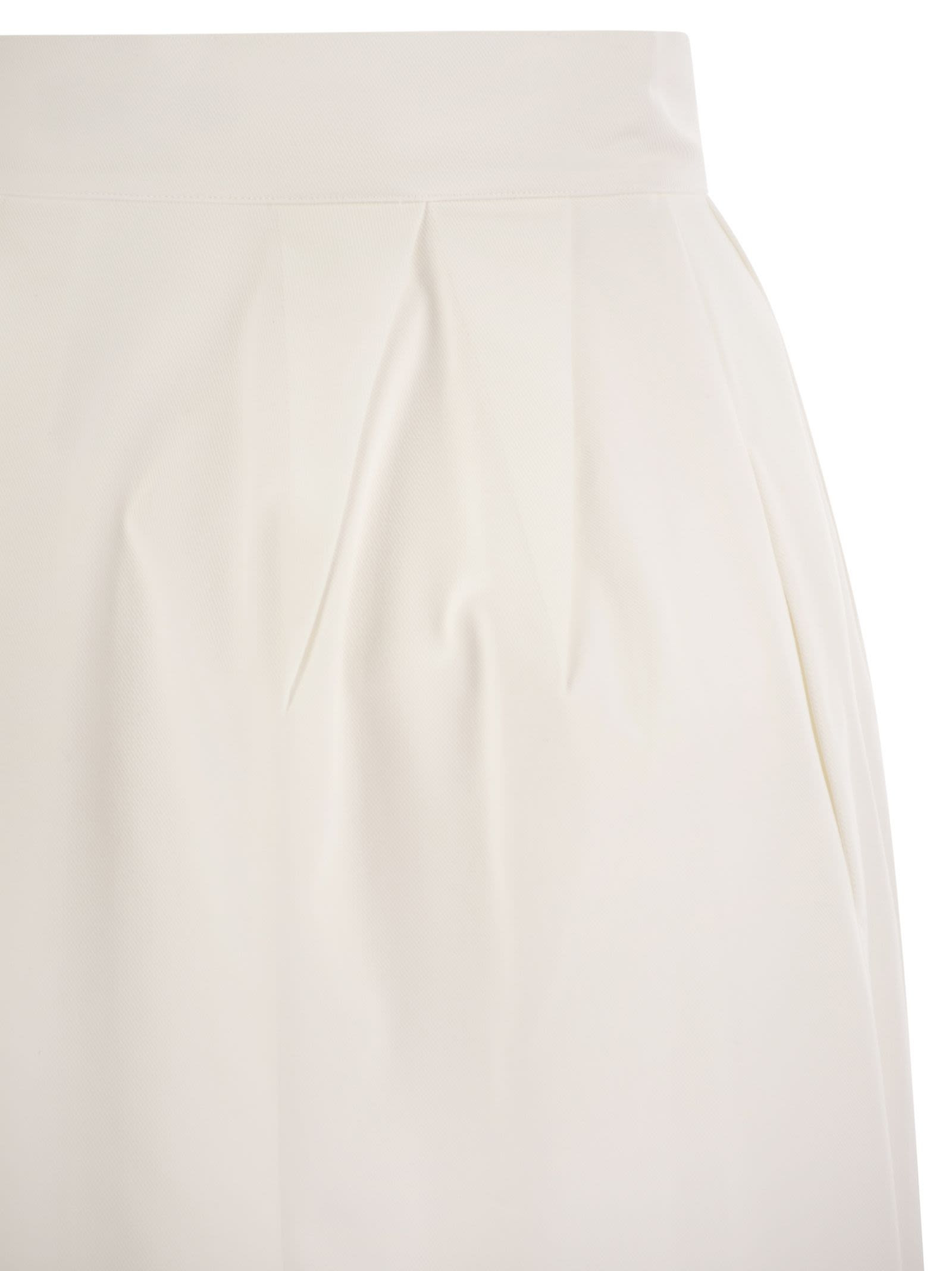 Maxmara Women Alcade1234 - Wide Gabardine Skirt - 4