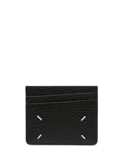 Maison Margiela four-stitch leather card holder outlook