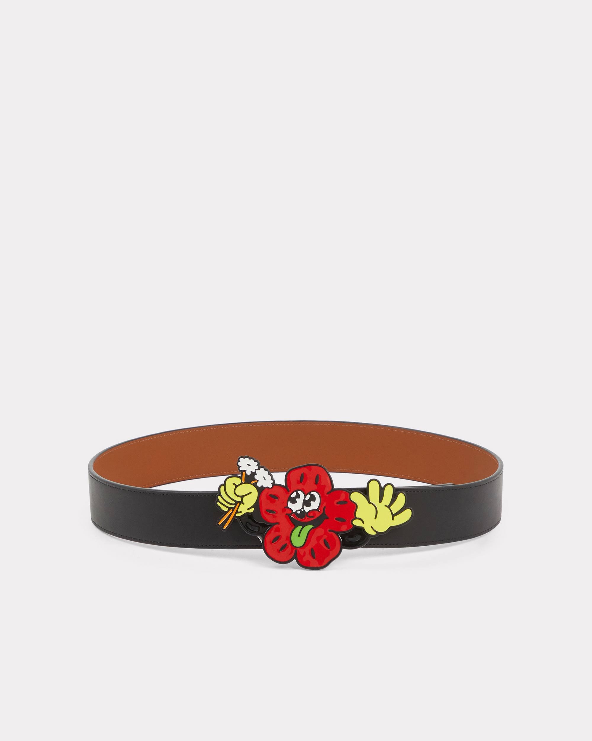 Wide reversible 'BOKE Boy' leather belt - 1