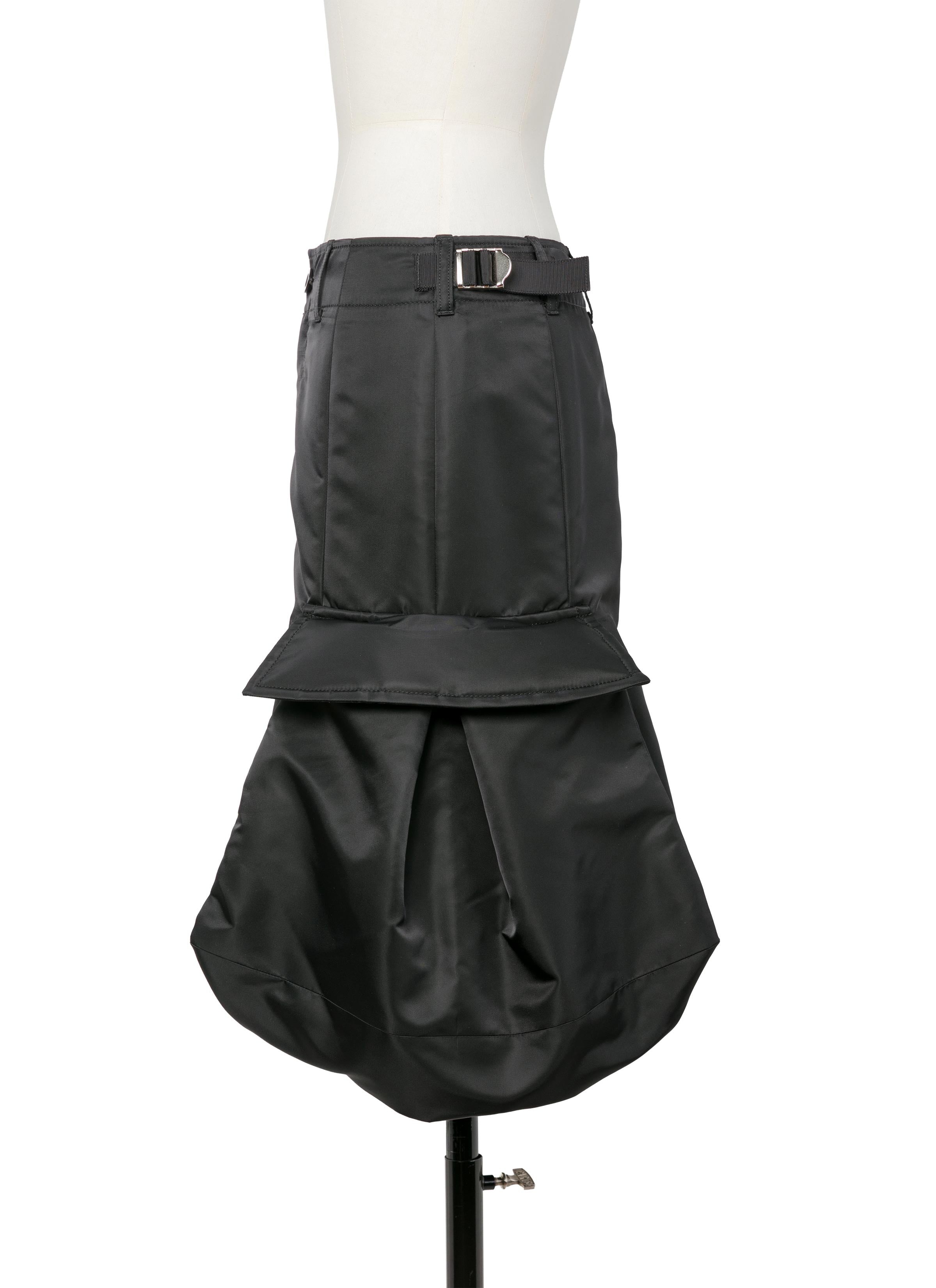 Nylon Twill Skirt - 3