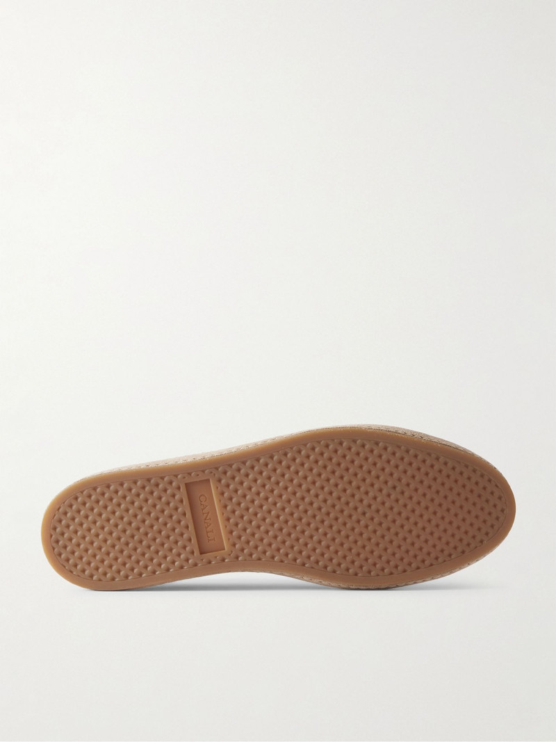 Canali Suede Loafers Beige outlook