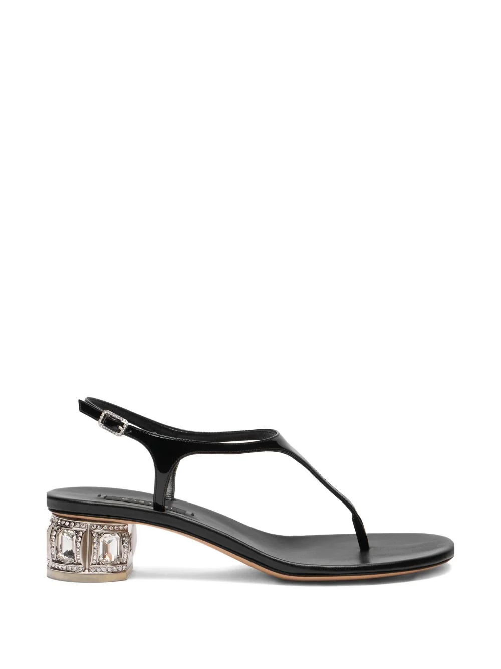 jewel-embellished sandals - 1