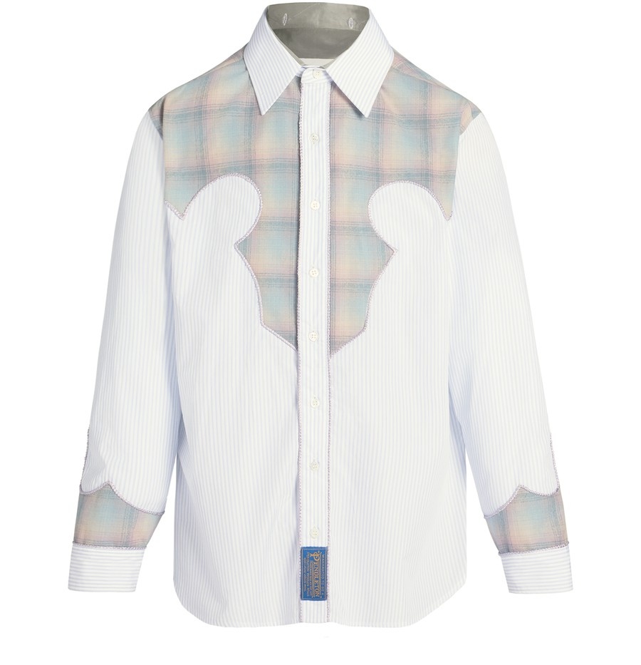 Pendleton yoke pinstripe shirt - 1