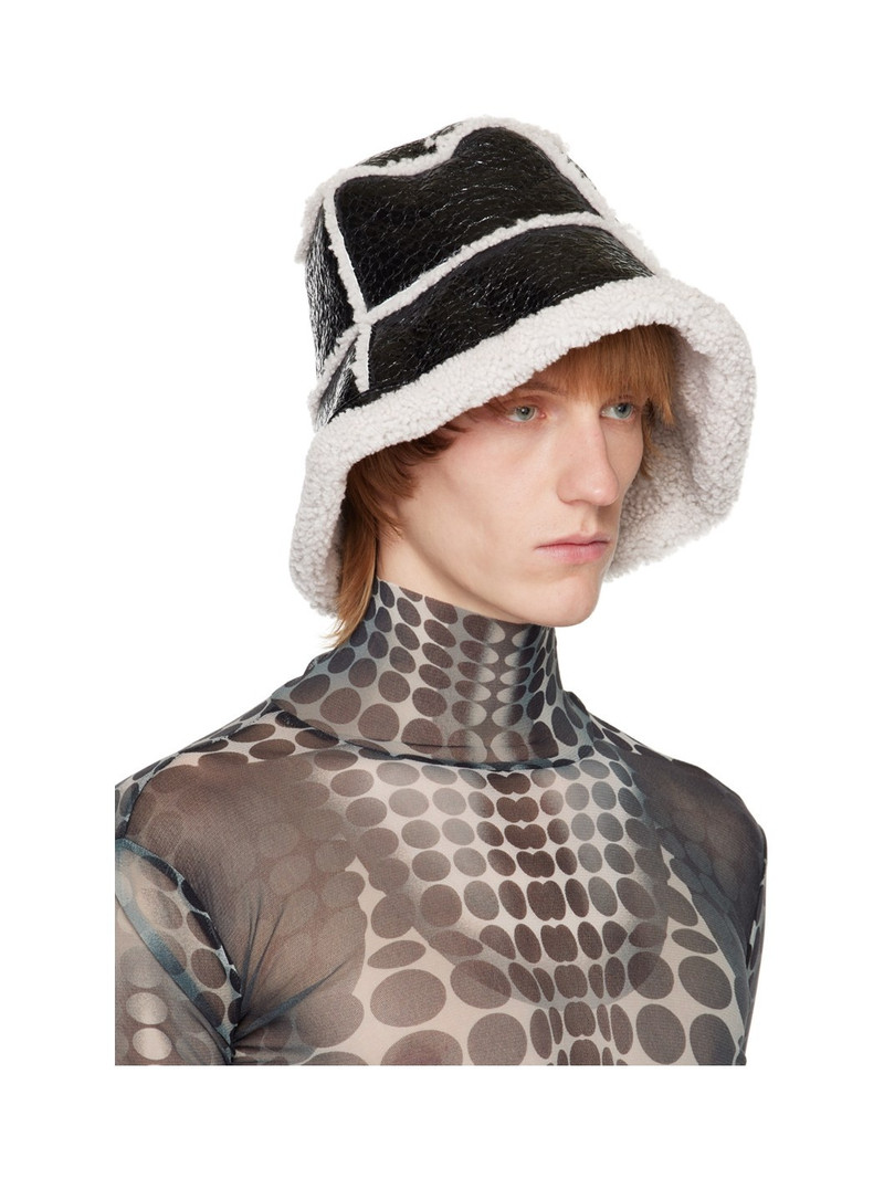 Jean Paul Gaultier Black 'The Laminated' Bucket Hat outlook