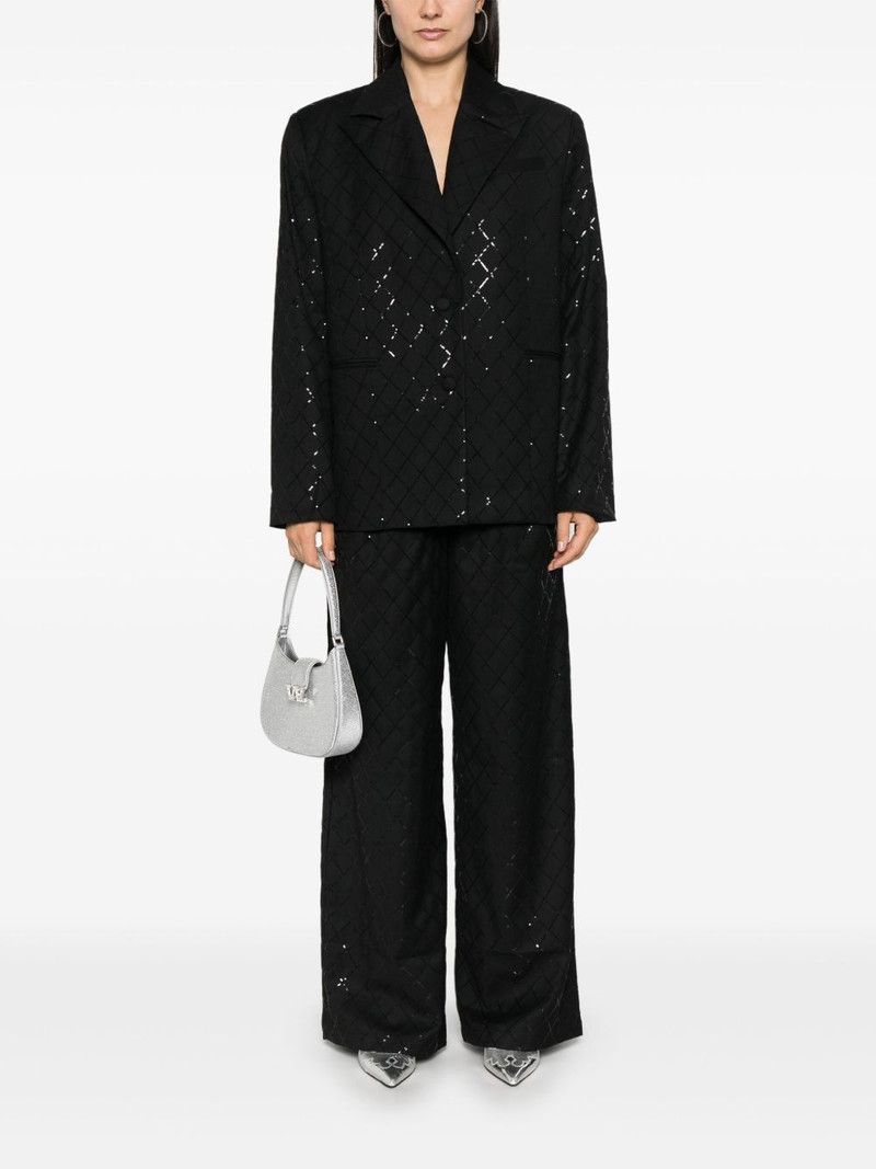 ROTATE sequinned wide-leg trousers outlook