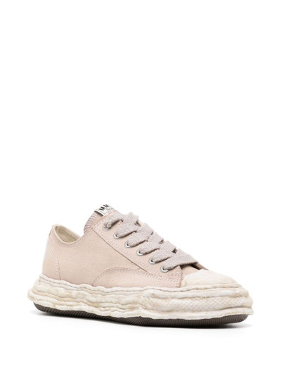 Maison MIHARAYASUHIRO Peterson23 canvas lace-up sneakers outlook