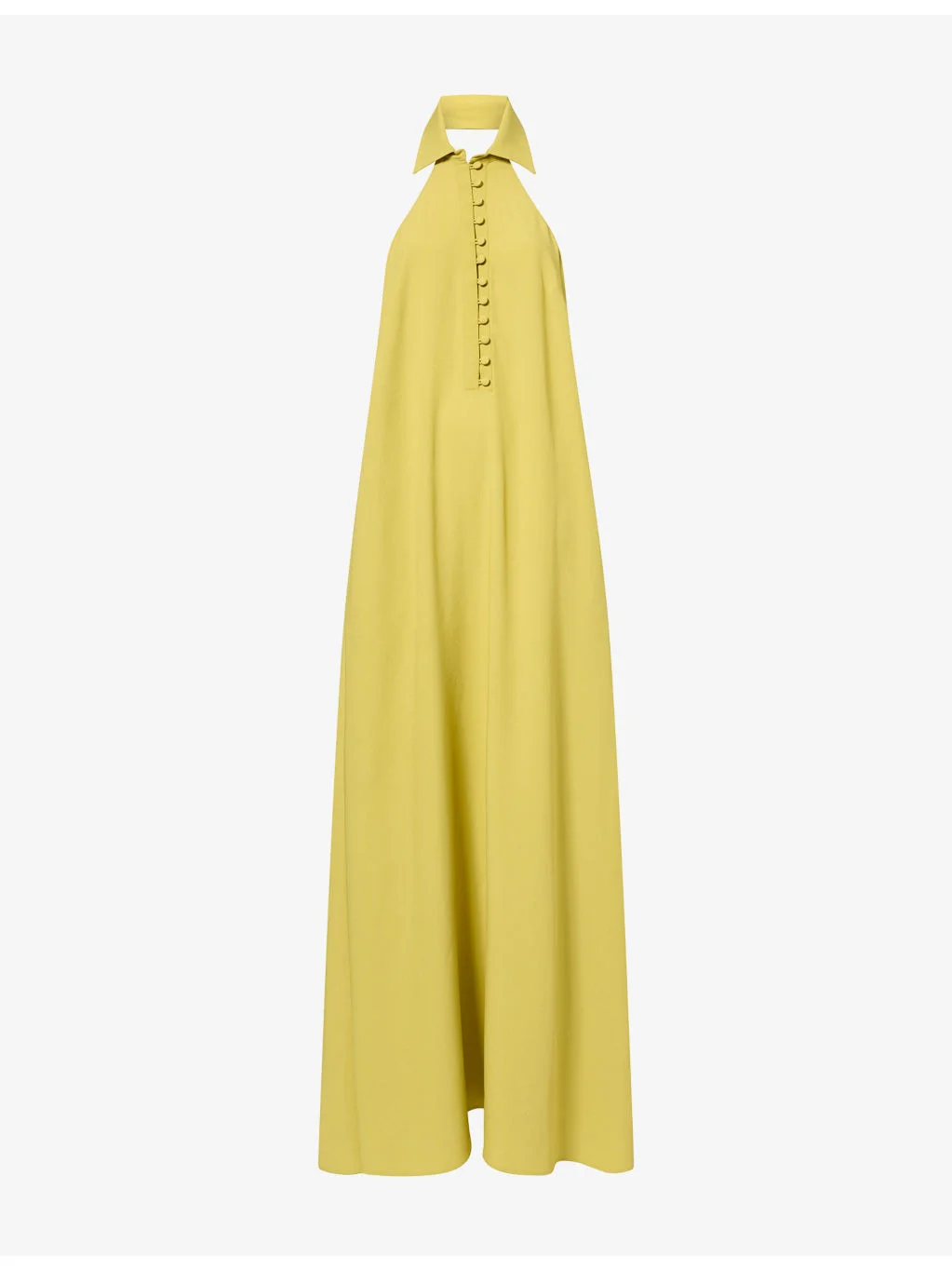 Barbara Backless Crepe Maxi Dress - 1