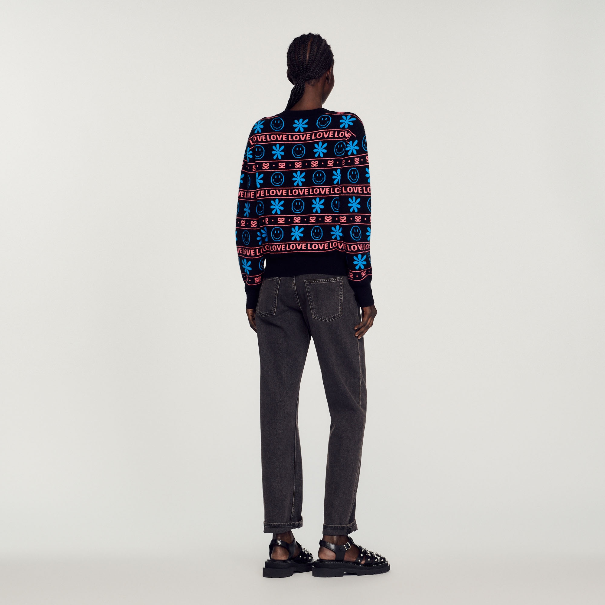 Smiley© jacquard sweater - 6