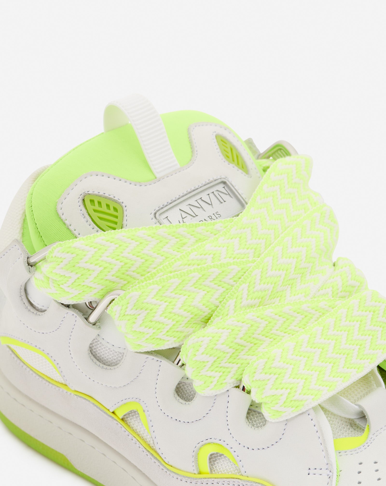 LEATHER CURB SNEAKERS - 6