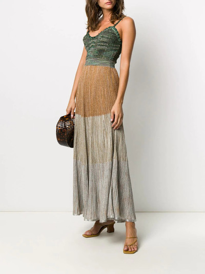 Missoni colour-block knit maxi dress outlook