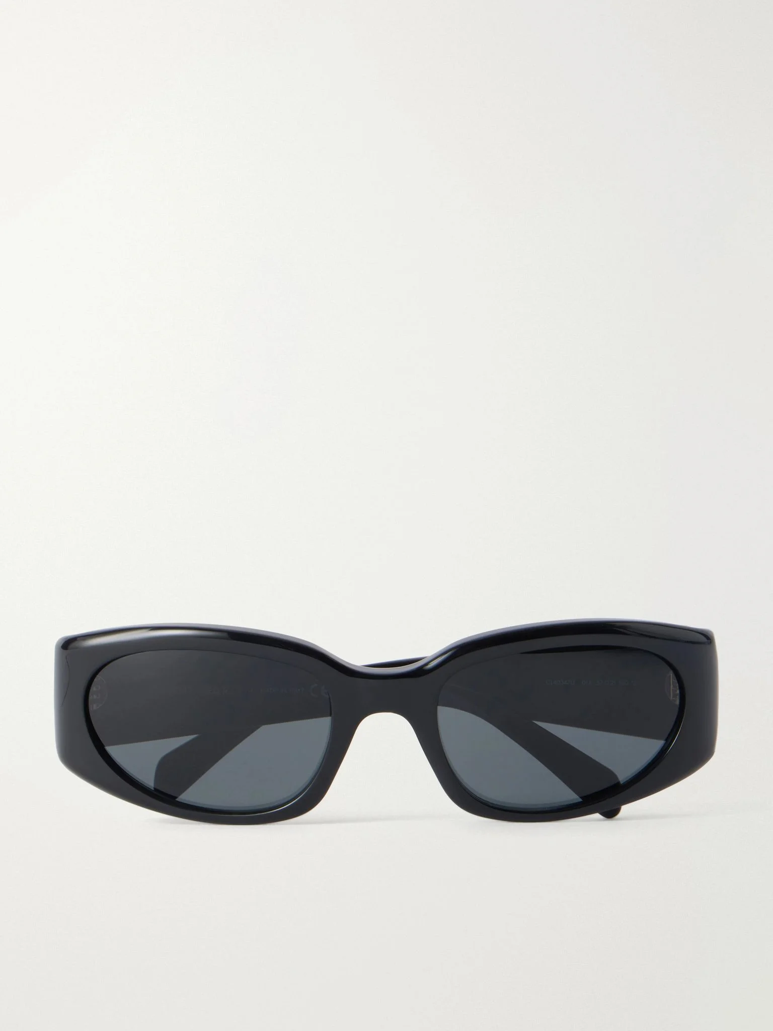 Journey round-frame acetate sunglasses Black - 1