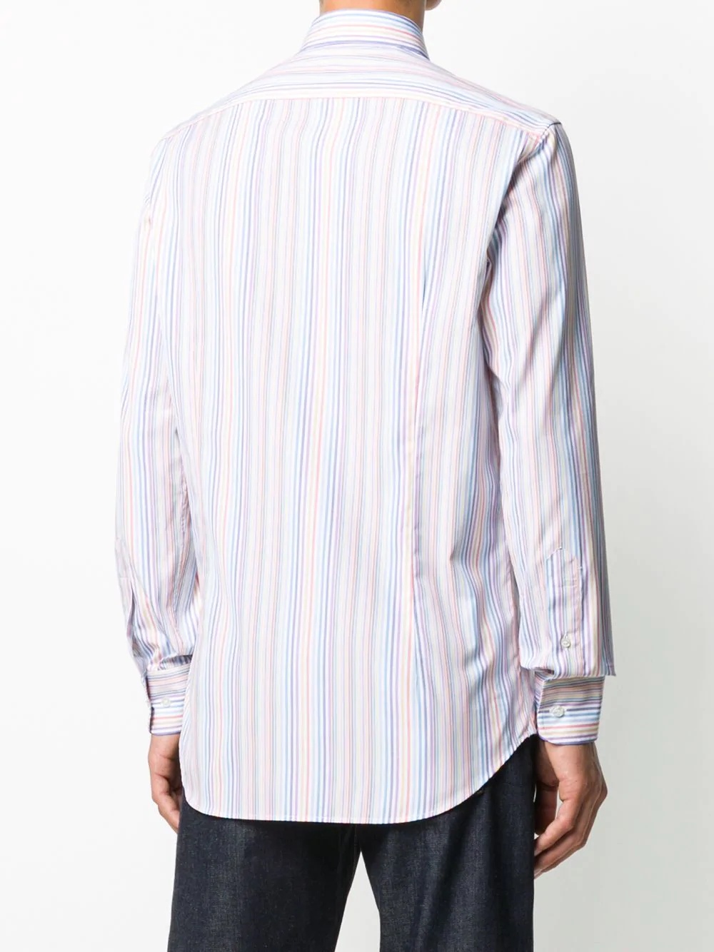 stripe print shirt - 4