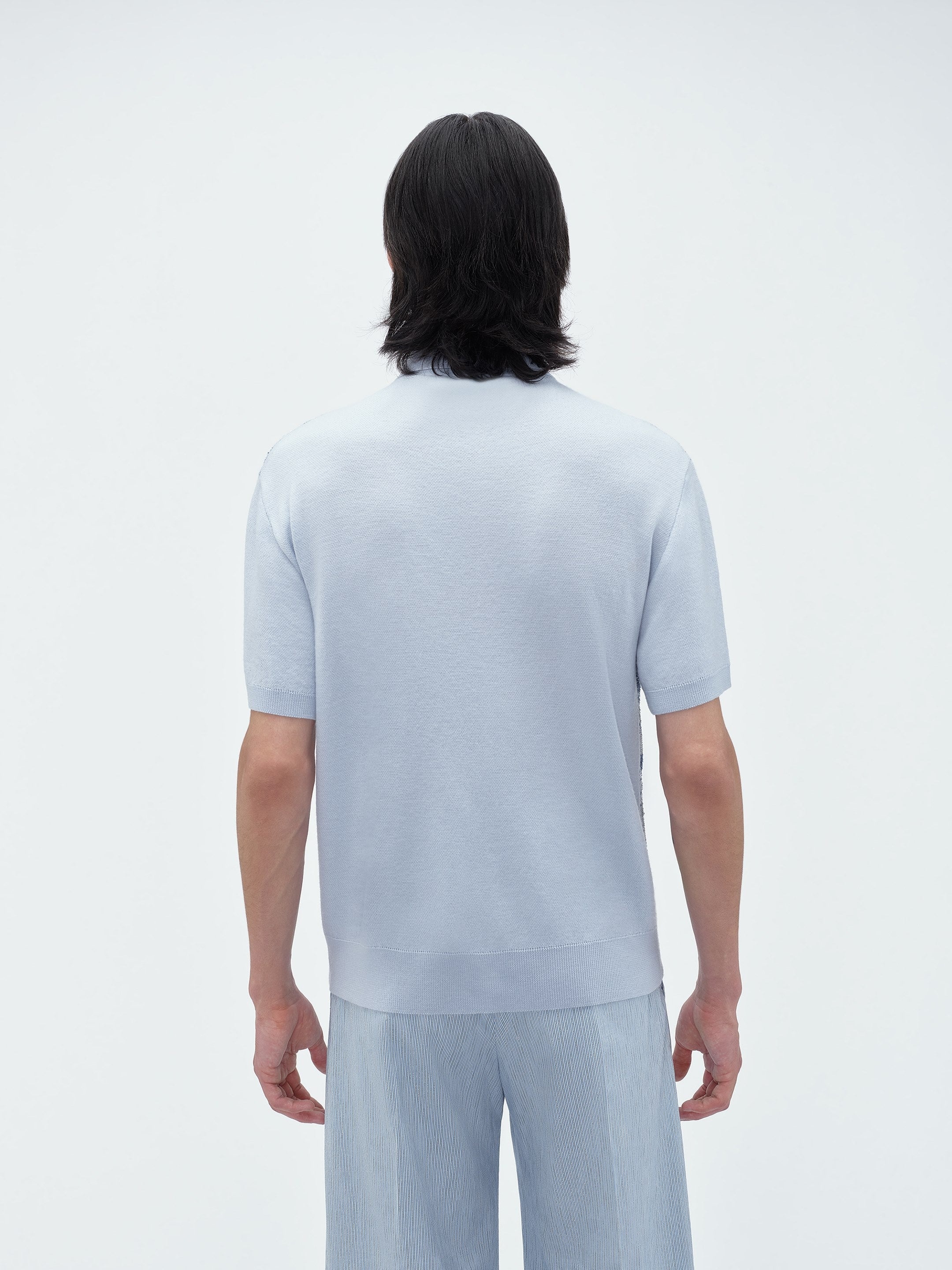 WAVY EMBELLISHED POLO - 5
