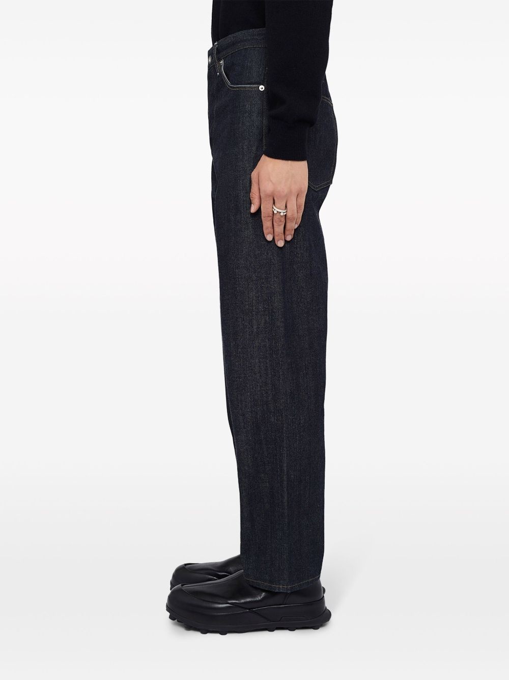 straight-cut jeans - 2