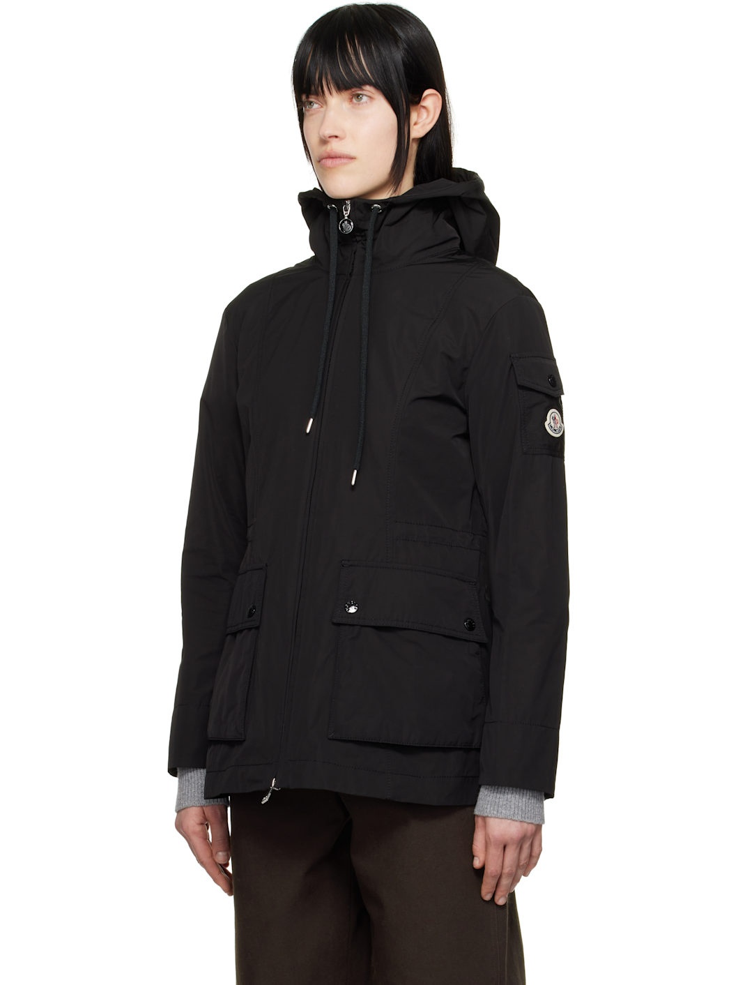 Black Leandro Hooded Jacket - 4