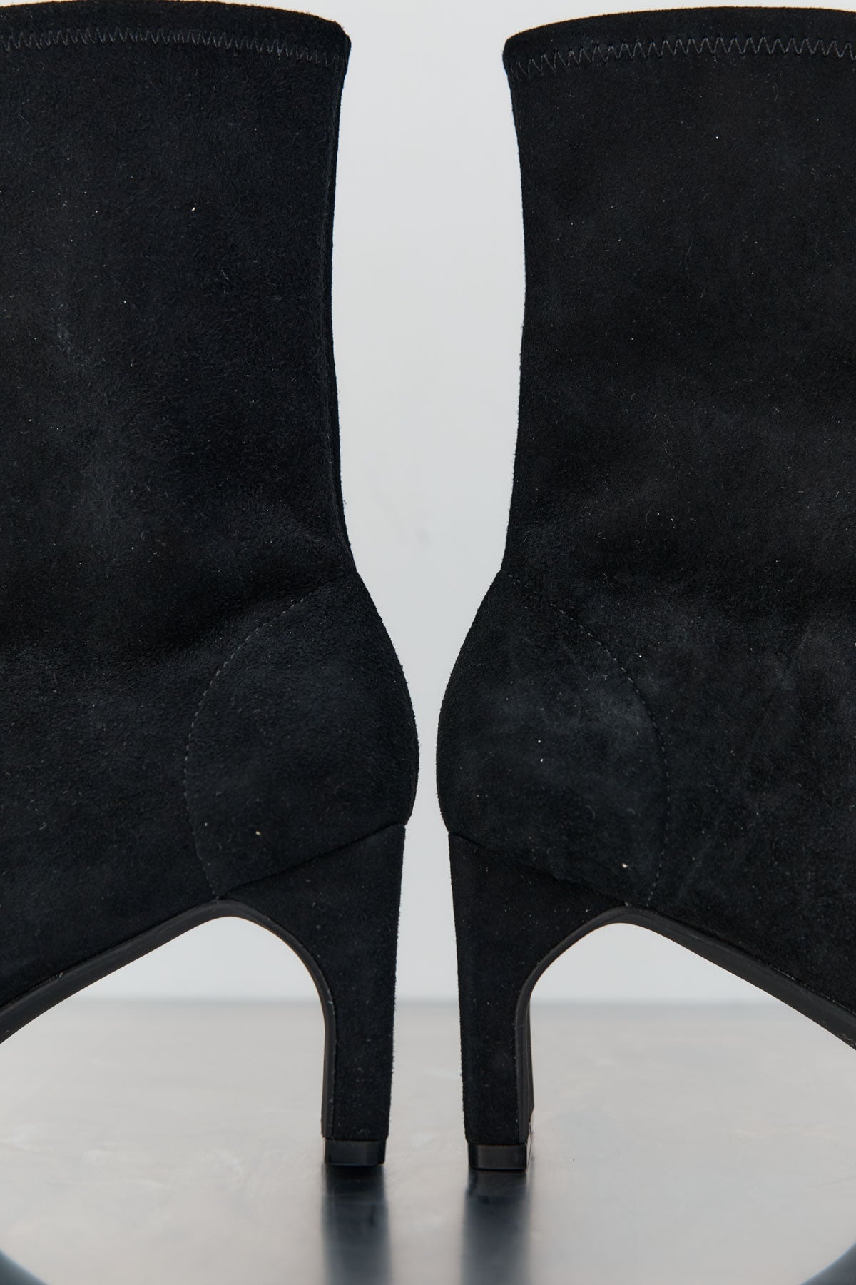 Suede Ankle Boot - Black - 4