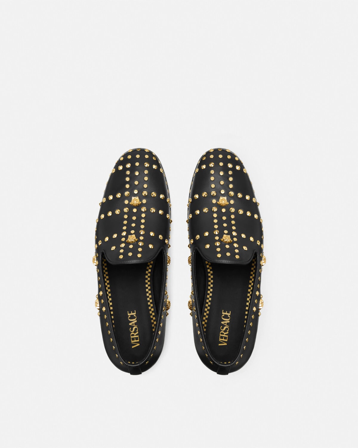 Studded Medusa Slippers - 4