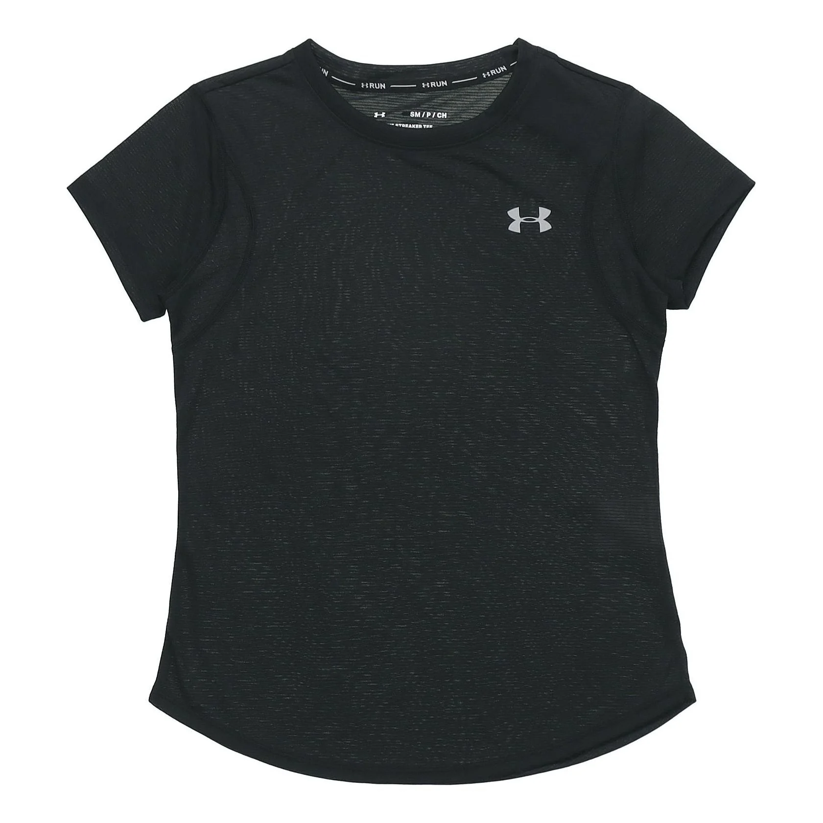 (WMNS) Under Armour Streaker Running Sports Short Sleeve Black 1341520-001 - 1