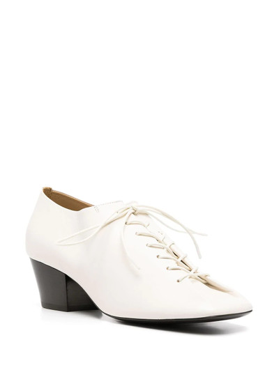 Lemaire lace-up leather pumps outlook