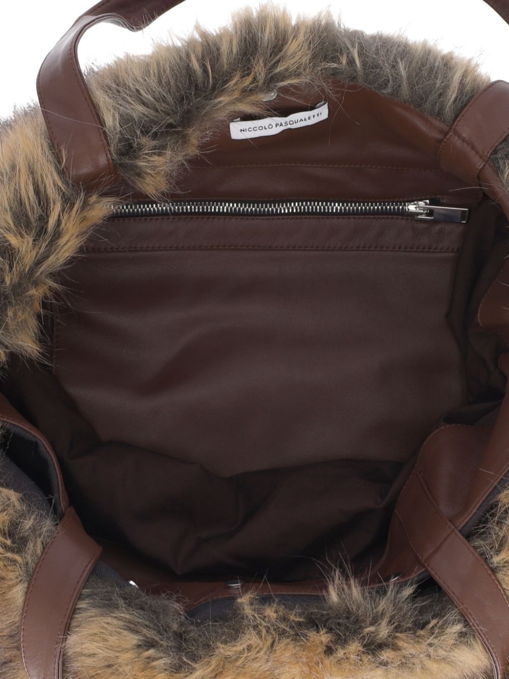 faux-fur tote bag - 6