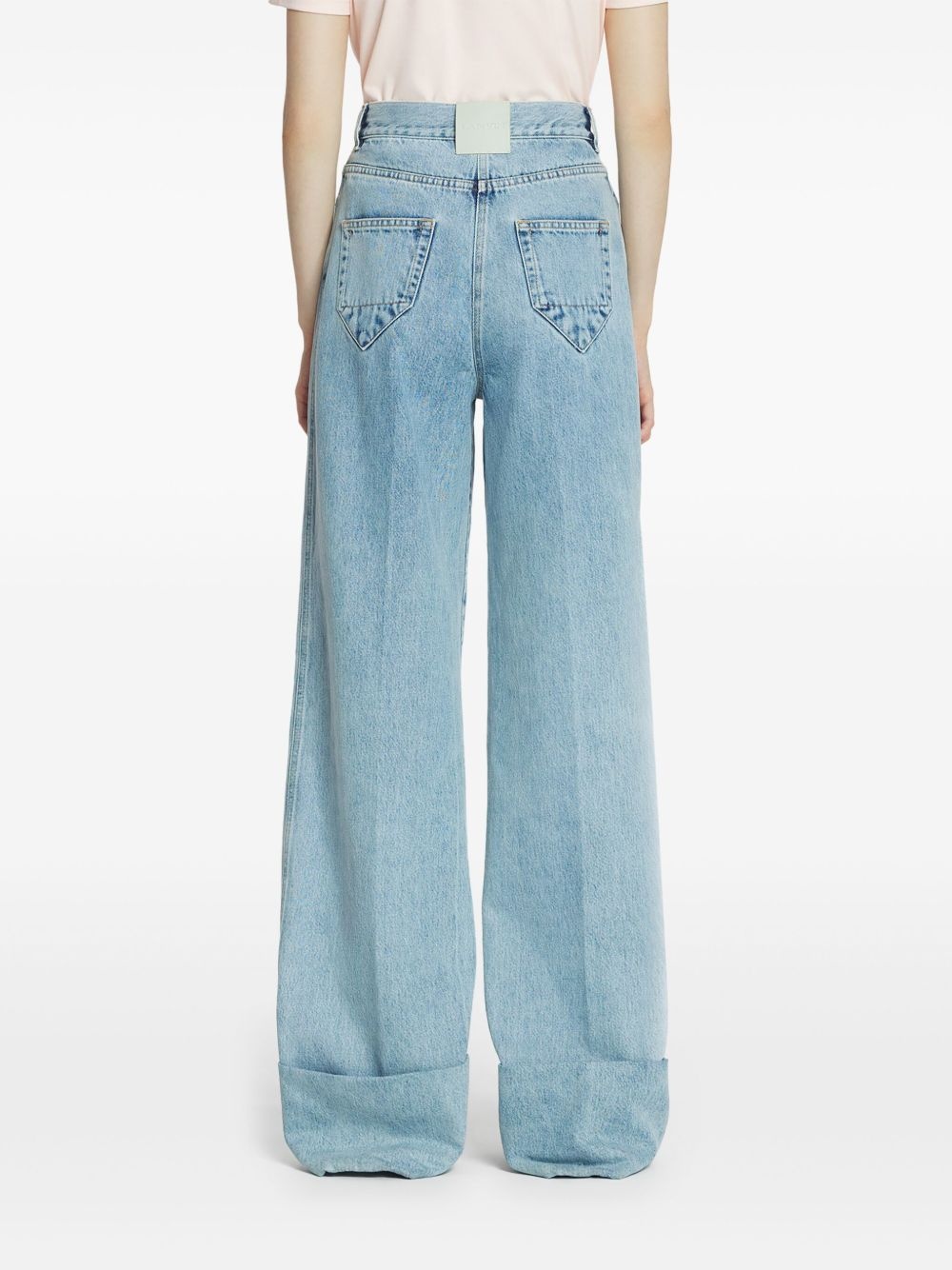 wide-leg jeans - 4