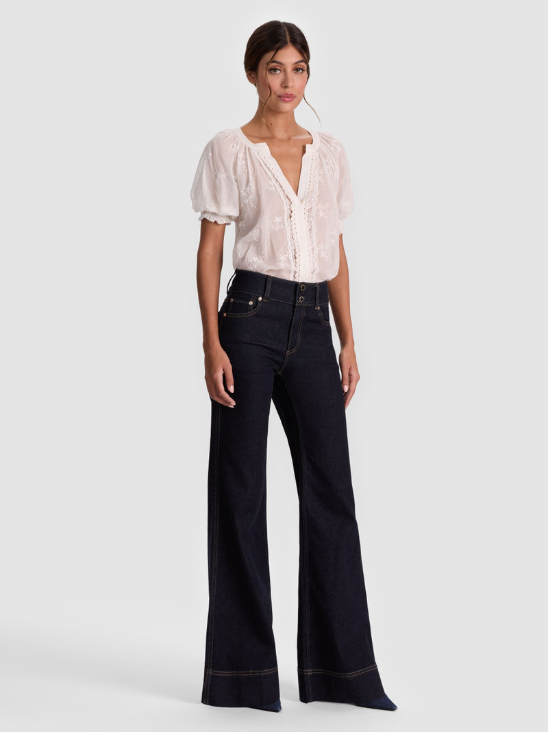 THALIA BUTTON DOWN BLOUSE 6