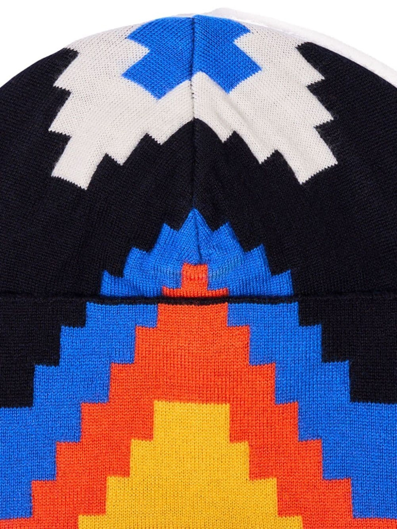 PERFECT MOMENT intarsia-knit beanie outlook